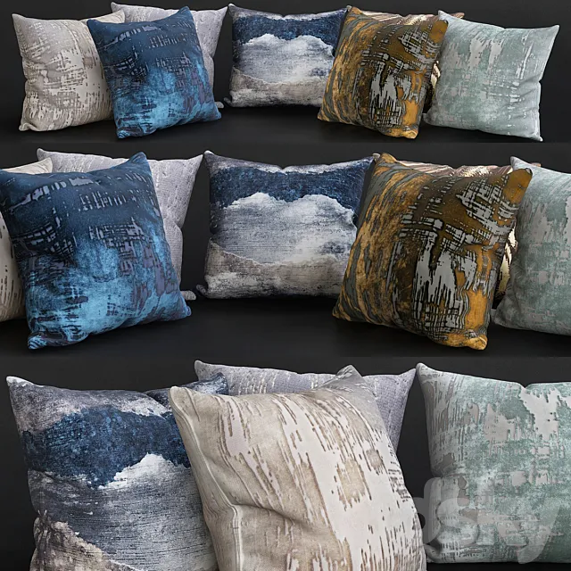 Pillows for sofa Premium PRO №163 3ds Max