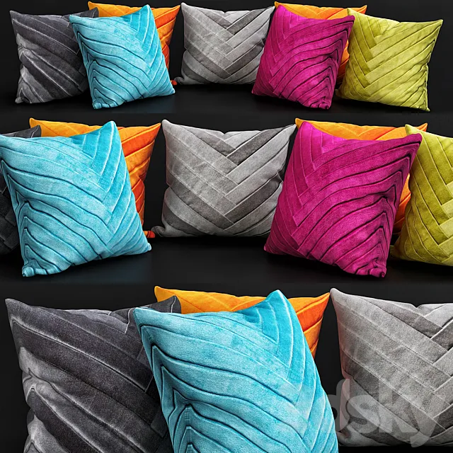 Pillows for sofa Premium PRO No. 10 3DS Max Model