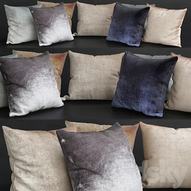 Pillows for sofa Premium PRO No. 175 3ds Max