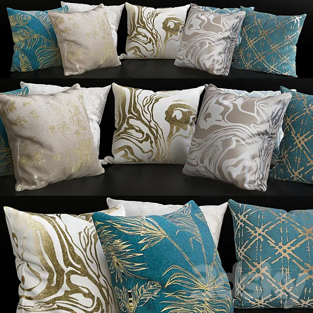 Pillows for sofa Premium PRO No. 178 3DS Max Model