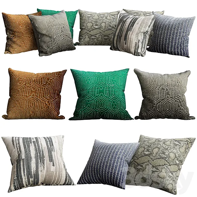 Pillows for sofa Premium PRO No. 47 3DSMax File