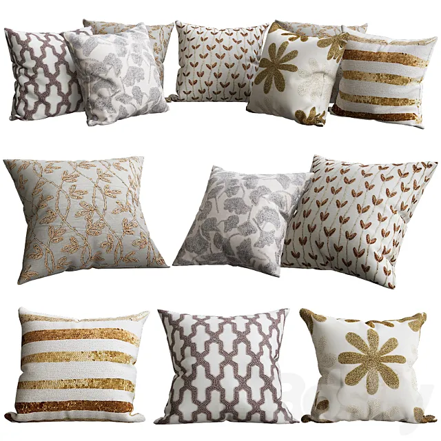 Pillows for sofa Premium PRO No. 52 3ds Max