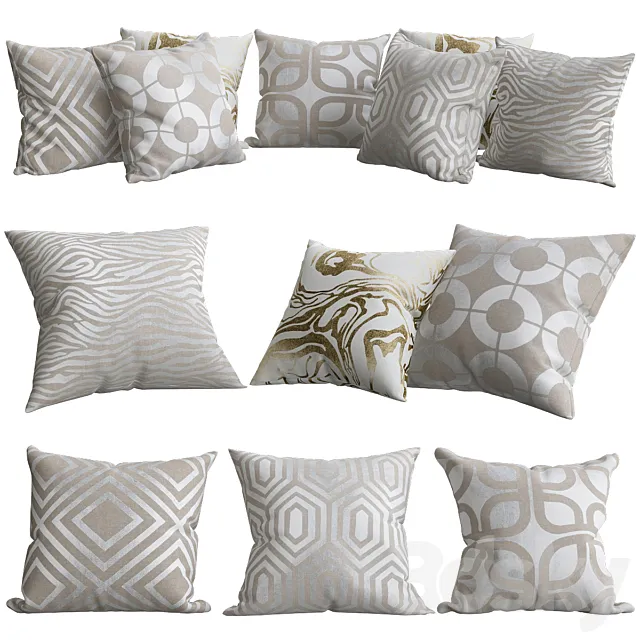 Pillows for sofa Premium PRO No. 84 3ds Max