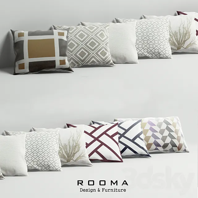 Pillows Rooma Design 3DSMax File