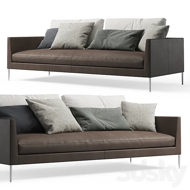 Pilotis COR sofa 2-seater 3DSMax File