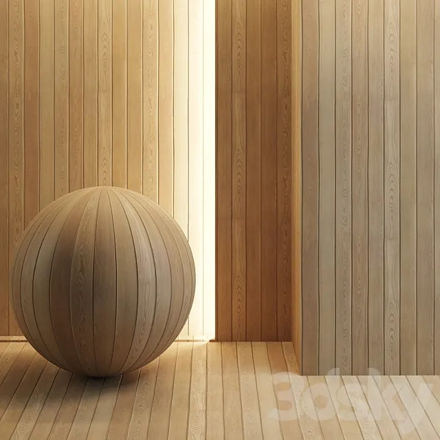 Pine planks 3ds Max