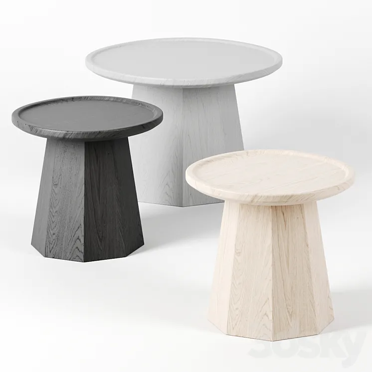 Pine Tables by Normann Copenhagen 3DS Max