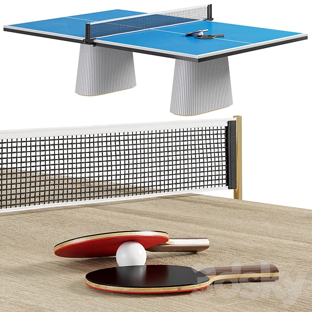 Ping Pong Table EGEO By Vismara 3ds Max