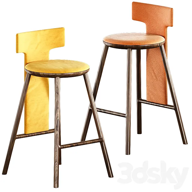 PINNA Lucidi Pevere bar stool 3ds Max