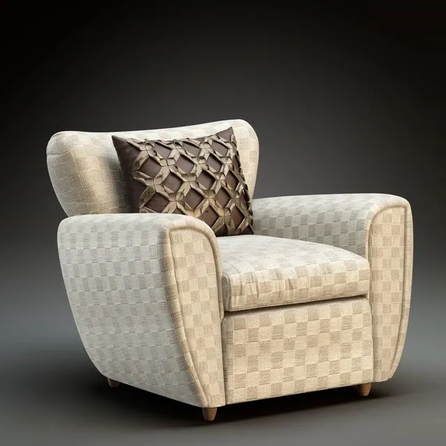 Pinton Home WALLY armchair 3dsMax Model