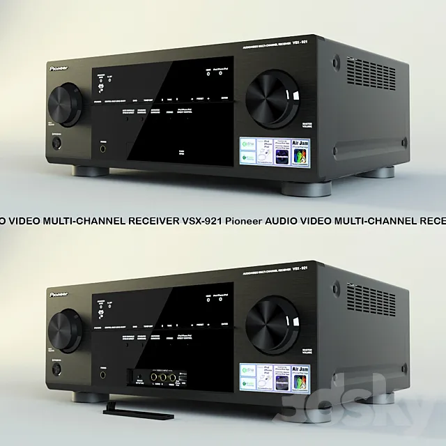 Pioneer AV receiver VSX921K 3ds Max