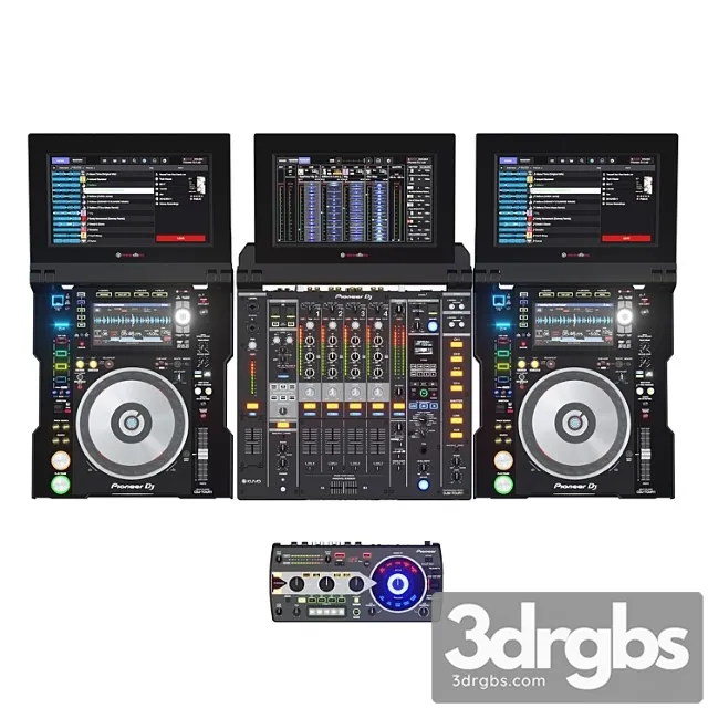 Pioneer DJ Collection 3dsmax Download