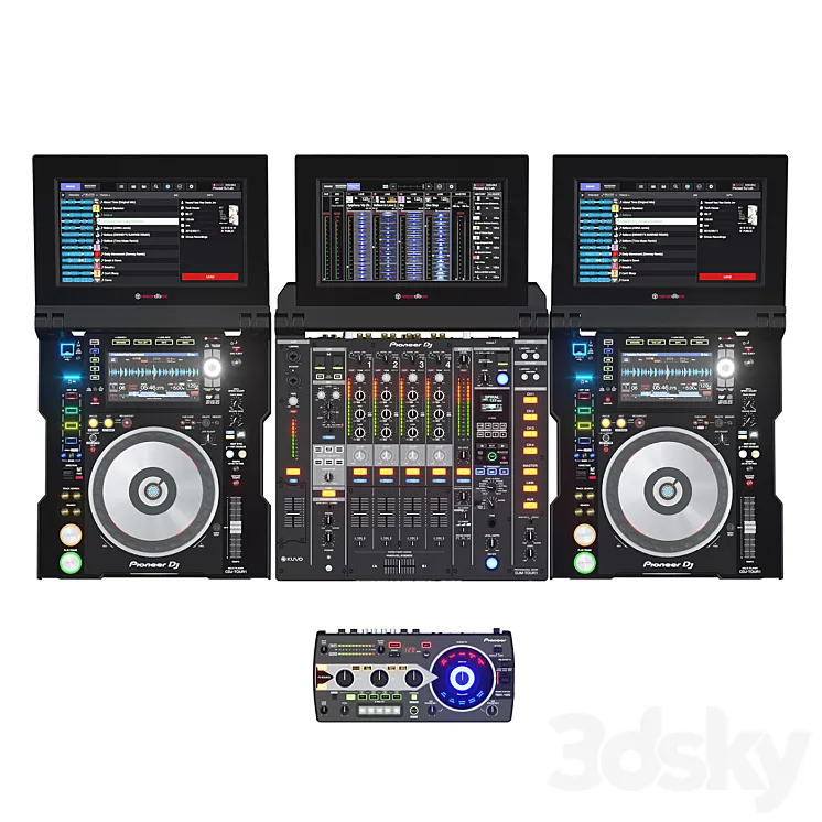 Pioneer DJ Collection 3DS Max