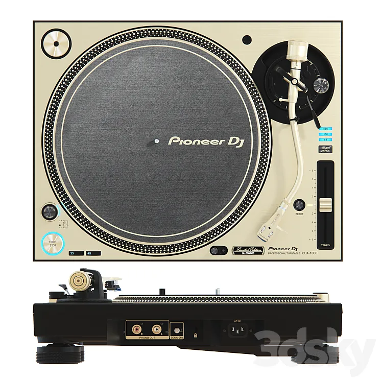 Pioneer PLX-1000-N 3DS Max