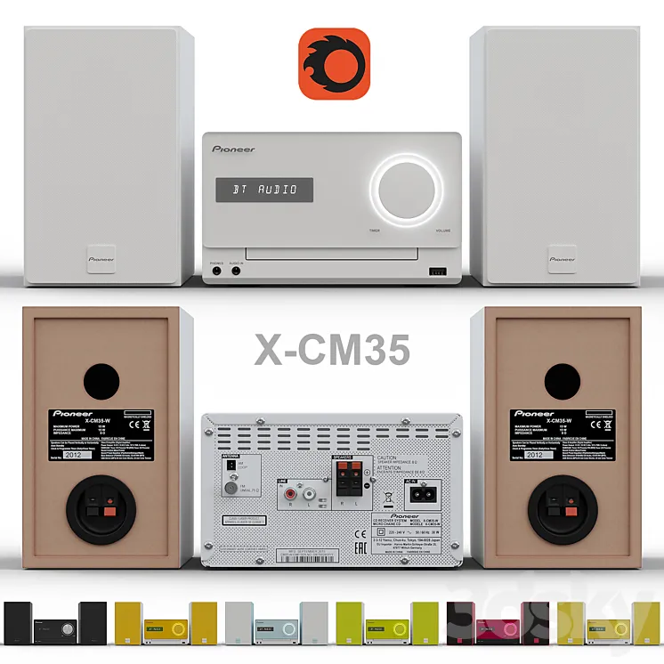Pioneer X-CM35 3DS Max
