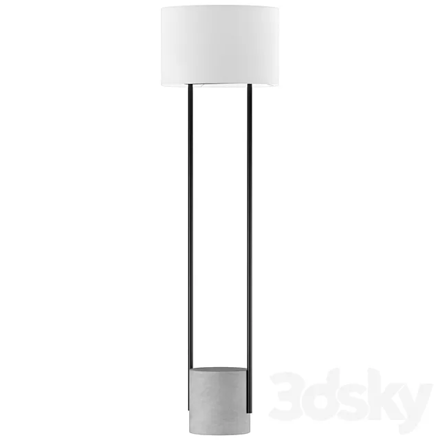 Pipero floor lamp 3ds Max