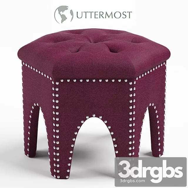 Pippa purple small stool 2 3dsmax Download