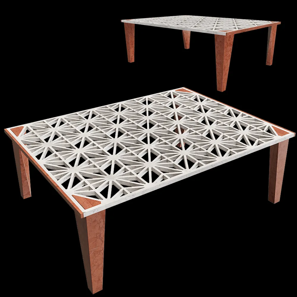 Pistore Marmi – Low side table Lace 3ds Max