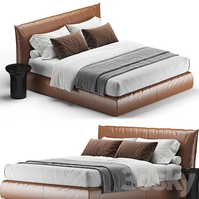 Piumotto Bed 3ds Max