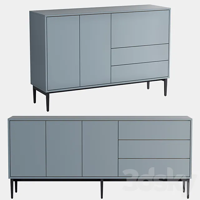 PIXEL CABINET Chest 3ds Max