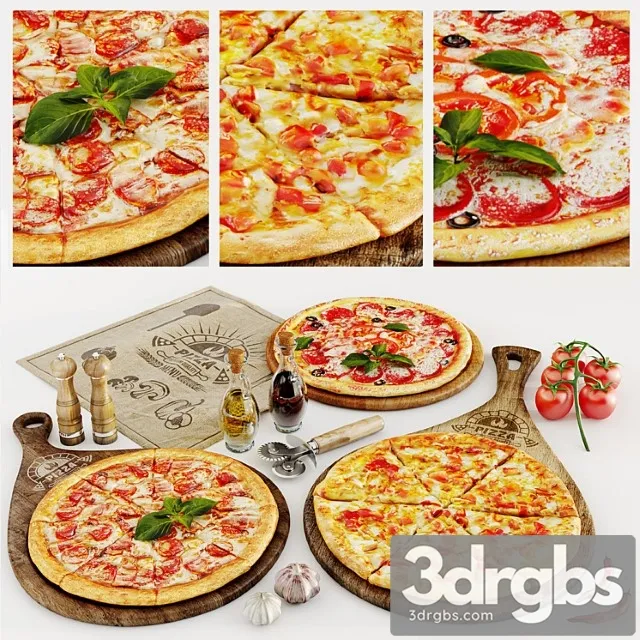 Pizza Set 3dsmax Download