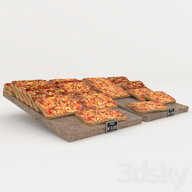 Pizza – slice of pizza 3ds Max