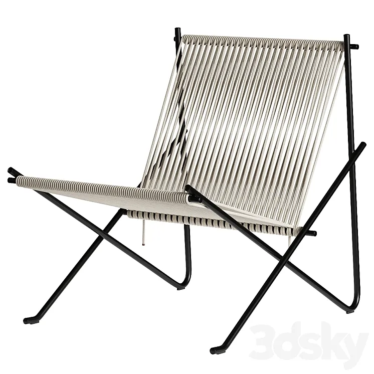 PK4 Lounge Chair by Fritz Hansen 3DS Max Model