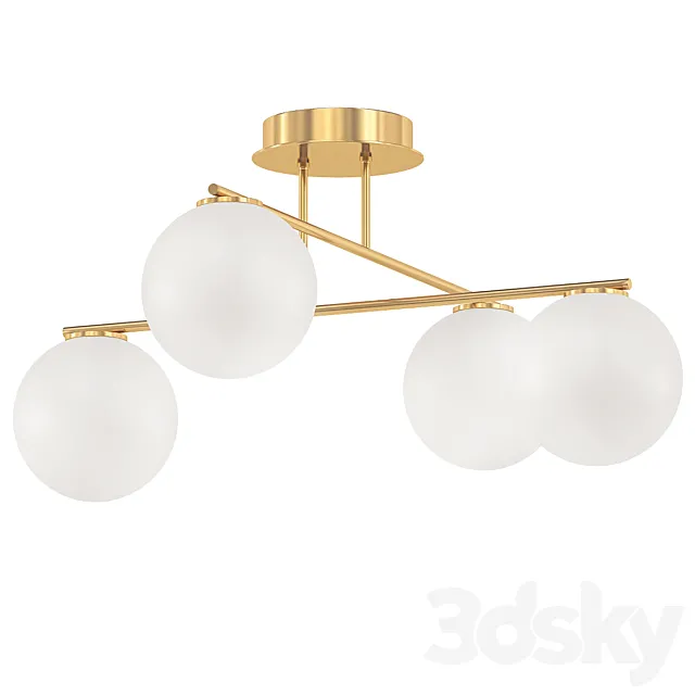Plafondlamp Atlanta 3ds Max