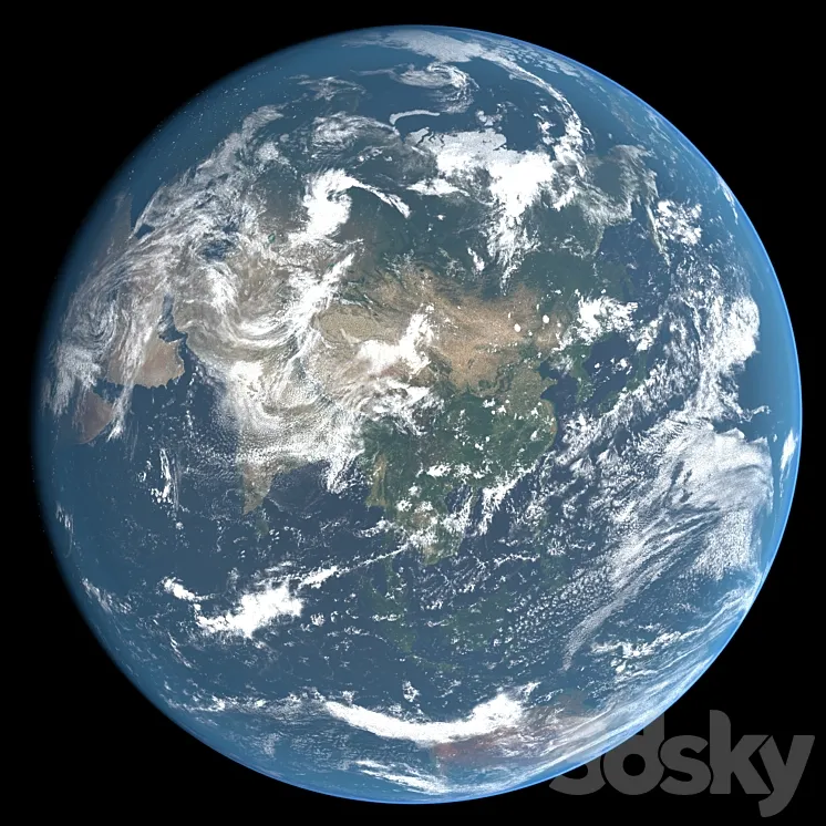 Planet Earth 21k 3DS Max Model
