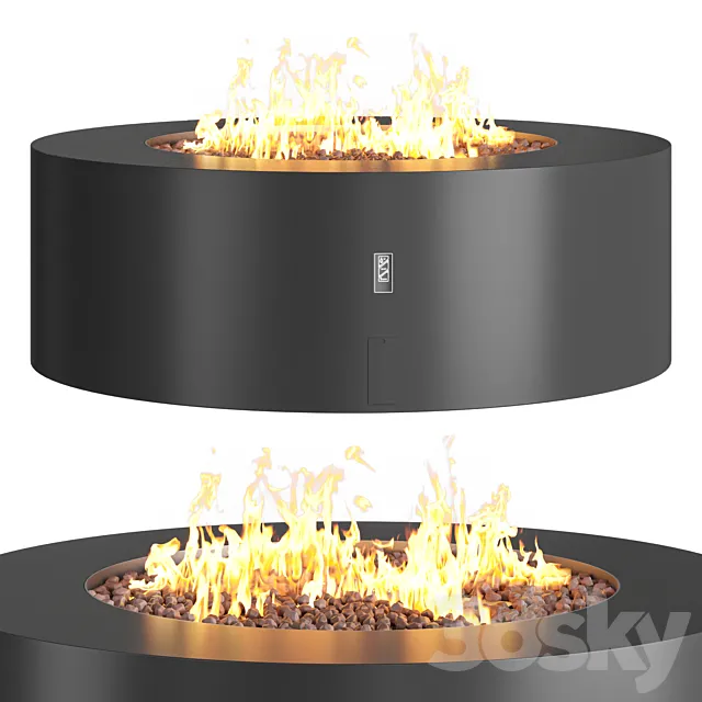 Planika GALIO STAR | Fireplace 3ds Max