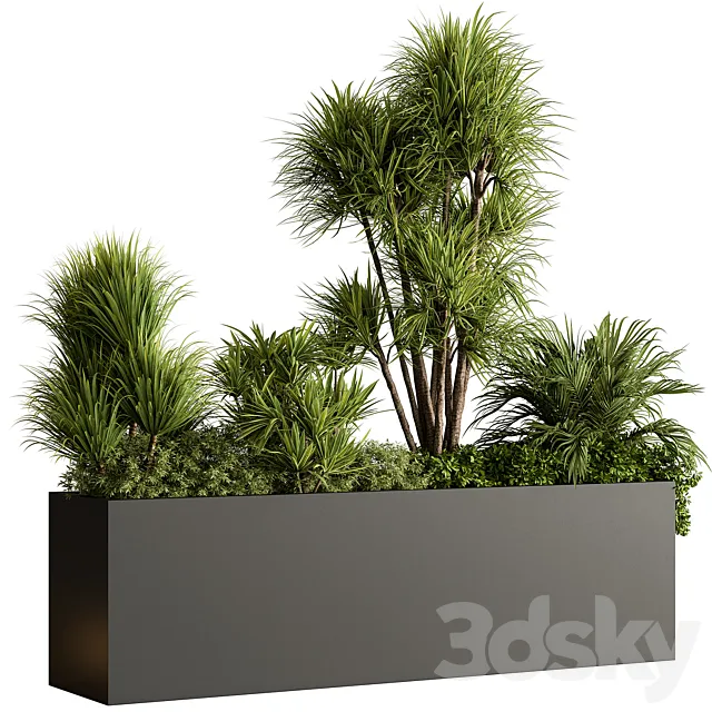 Plant Box – Outdoor Plants 580 3ds Max