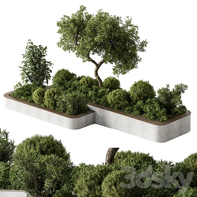 Plant Box – Outdoor Plants 588 3ds Max