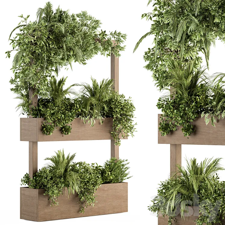 Plant Box Stand – indoor Plants 303 3DS Max Model