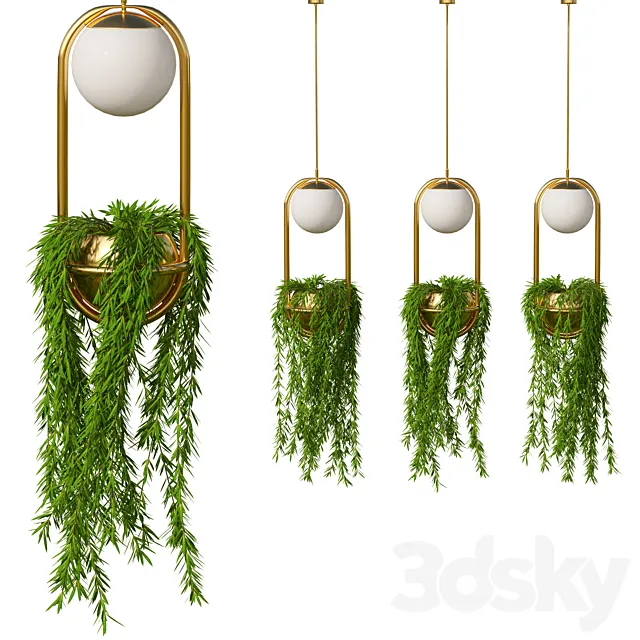 Plant pendant 3DS Max Model