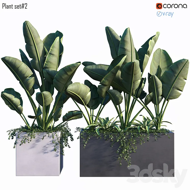 Plant set # 2 3DS Max