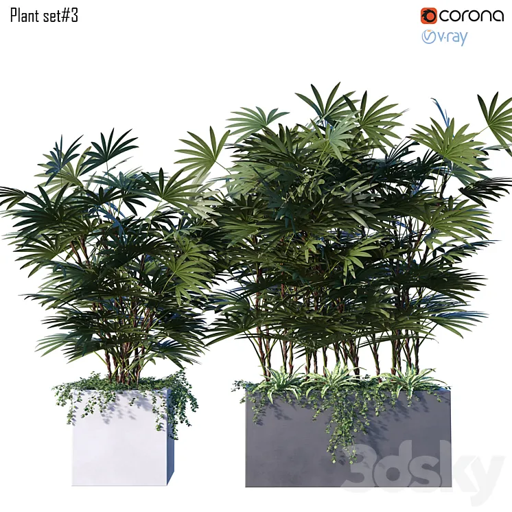 Plant set # 3 3DS Max