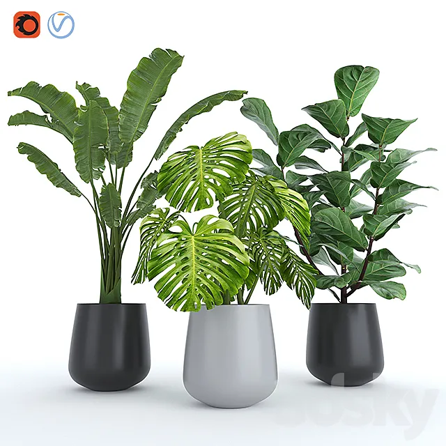 Plant Set 4 3ds Max