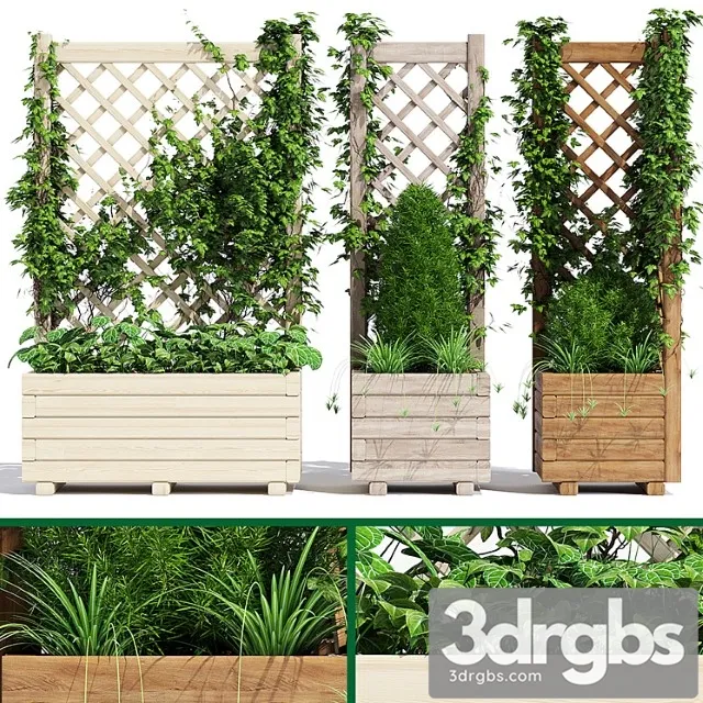 Planter with trellis