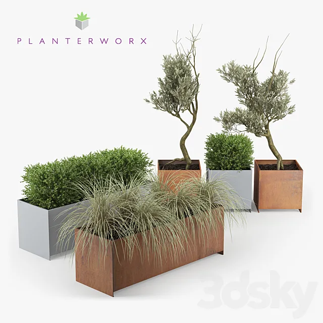 Planterworx – RANCH TRUE SQUARE. 3DS Max Model