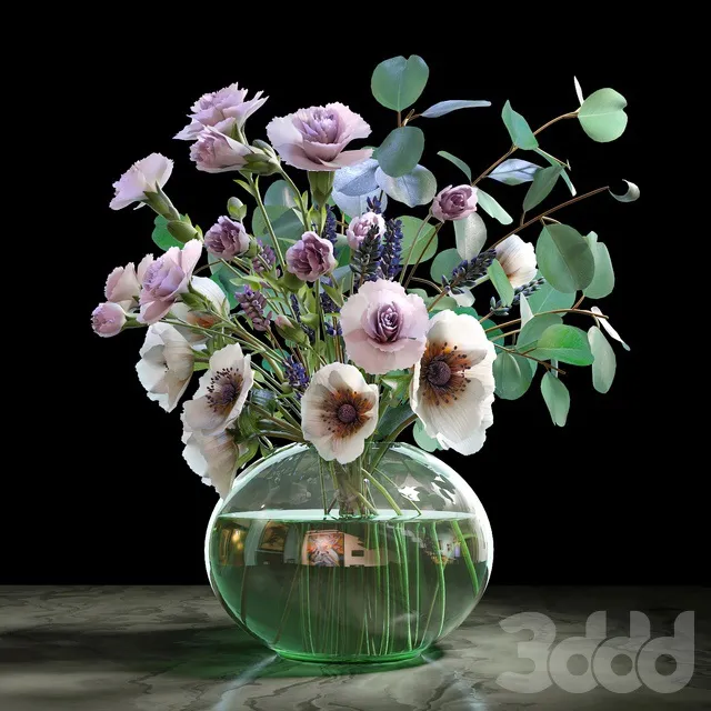 PLANTS – BOUQUET – 3D MODELS – 3DS MAX – FREE DOWNLOAD – 16494