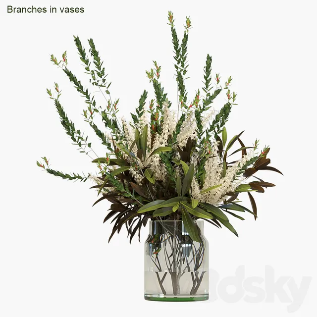 PLANTS – BOUQUET – 3D MODELS – 3DS MAX – FREE DOWNLOAD – 16504