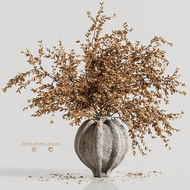 plants bouquet vase 37 3ds Max