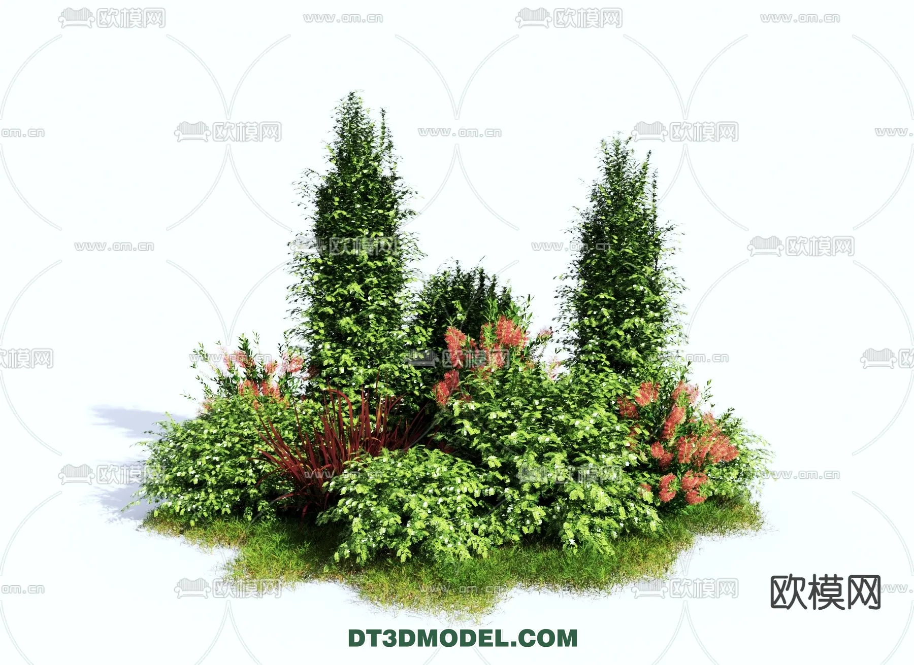 PLANTS – BUSH – VRAY / CORONA – 3D MODEL – 300