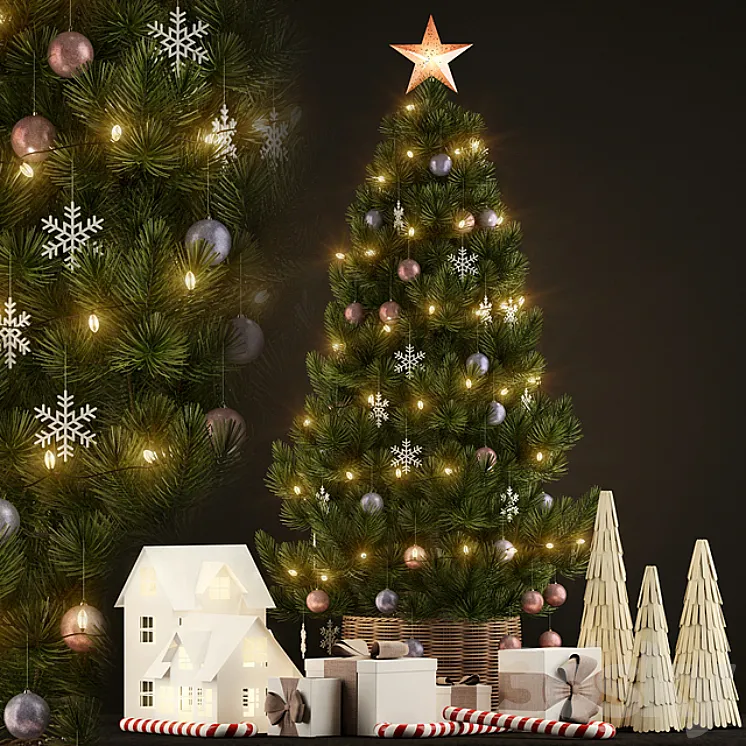 Plants collection 135 christmas tree 3DS Max