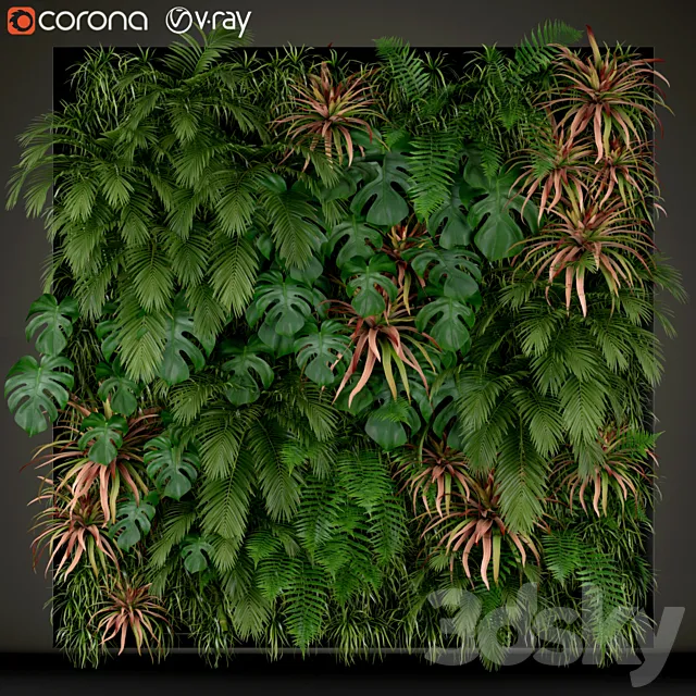 Plants collection 200 3DSMax File