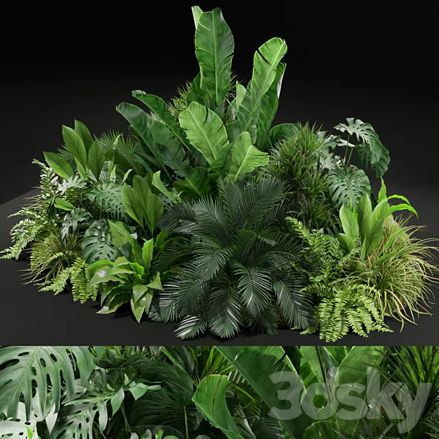 Plants collection 445 3DSMax File