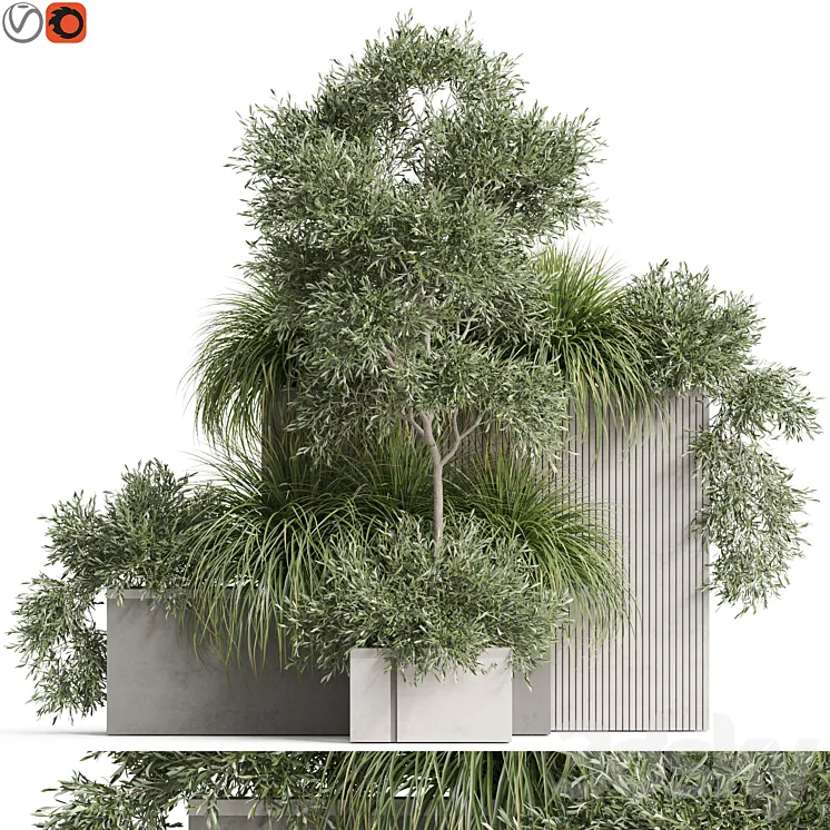 Plants collection 770 3DS Max Model