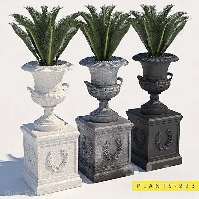 PLANTS – OUTDOOR – 3D MODELS – 3DS MAX – FREE DOWNLOAD – 17102