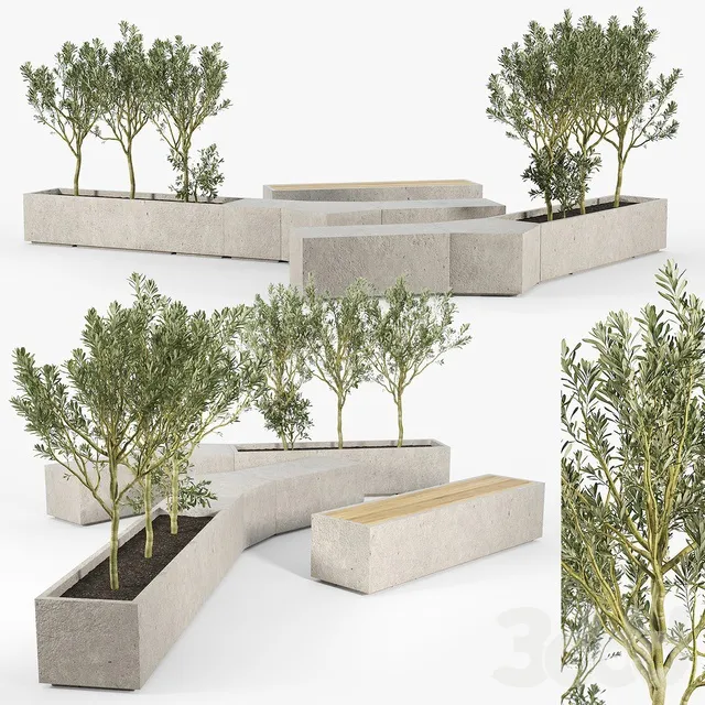 PLANTS – OUTDOOR – 3D MODELS – 3DS MAX – FREE DOWNLOAD – 17127