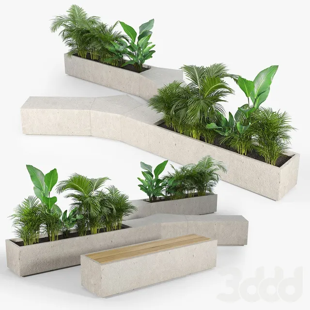 PLANTS – OUTDOOR – 3D MODELS – 3DS MAX – FREE DOWNLOAD – 17129